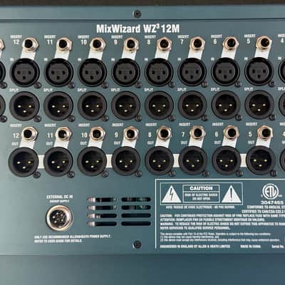 Allen & Heath MixWizard WZ3 12M 16-Input Monitor Mixer 2007 - 2013 - Blue image 2