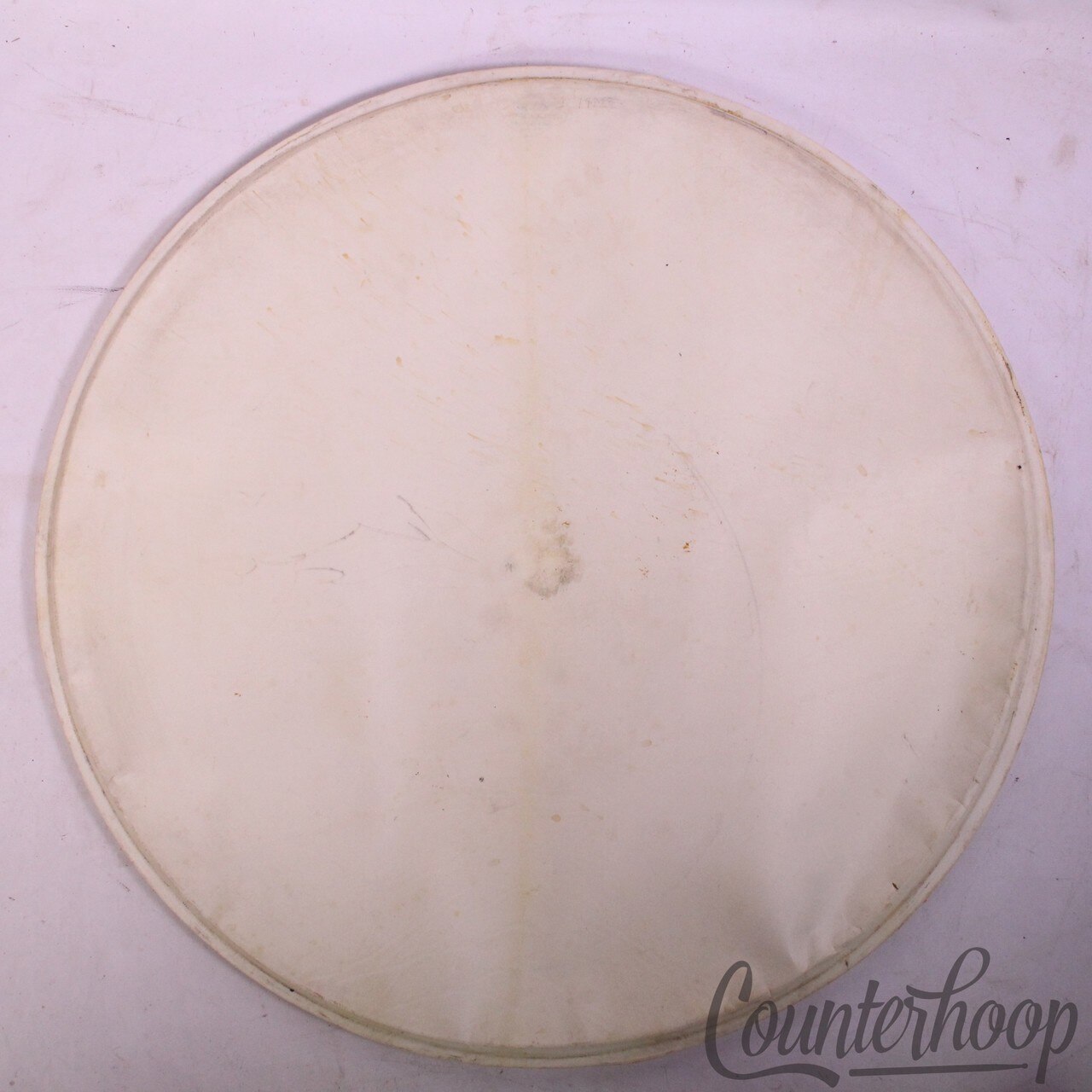 Ludwig 24"Bass Drum Calf Skin Head 1Ply Maple Flesh Hoop Batter/Resonant Vintage — main photograph