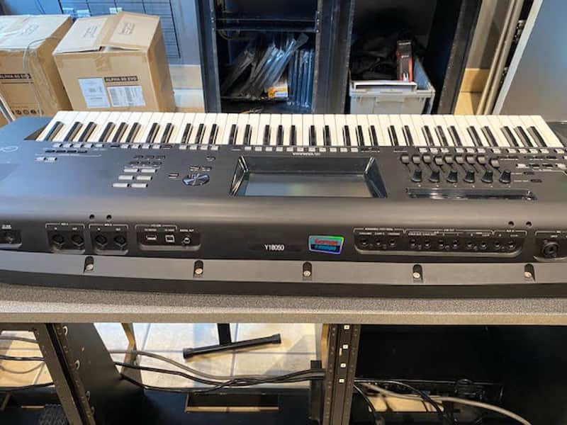 Yamaha Genos Digital Arranger Workstation 2010s - Black image 1