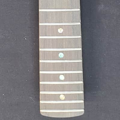 Unbranded S Style Neck Tuners Flame Maple Rosewood Abalone Vintage Amber Gloss Poly image 2