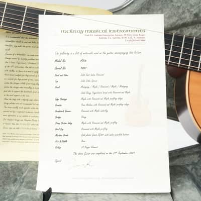 McIlroy A30c East Indian Rosewood Sitka Spruce 2021 image 17