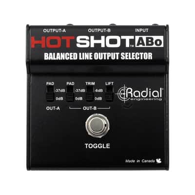 Radial Engineering HotShot ABo Footswitch Selector for Balanced Outputs Bundl... image 2