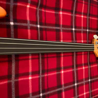 Wilkes Percussive Fretless Bass 1982 Custom 1982 Metallic Orange image 4