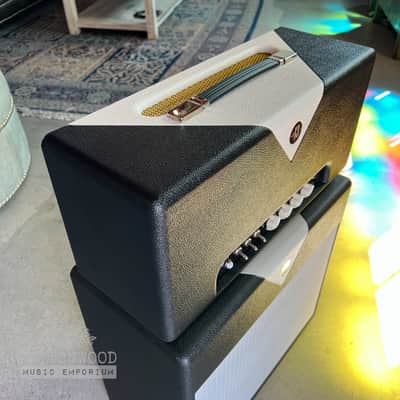 Divided by 13 CCC 9/15 Head - Black Bronco Tolex / Cream V image 5