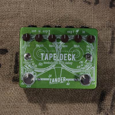 Zander Circuitry Tape Deck Lo-Fi Modulated Delay Guitar Effects Pedal Tape Delay Echo image 4