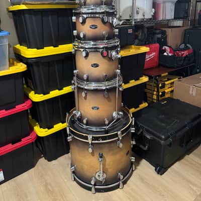 PDP FS Series PDP FS Series Birch 8/10/12/14/16/22 Tobacco Burst Shell Pack image 1