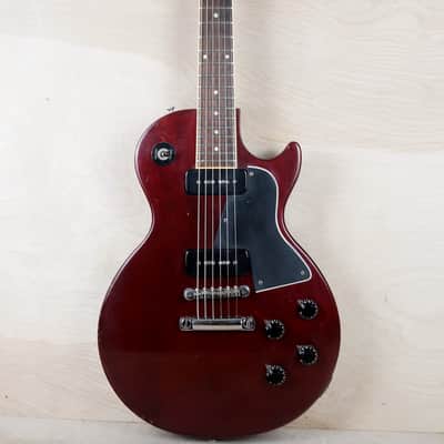 Gibson Les Paul Special 1991 Heritage Cherry "Junior II" P-100 Pickups w/ Gibson Soft Case image 2