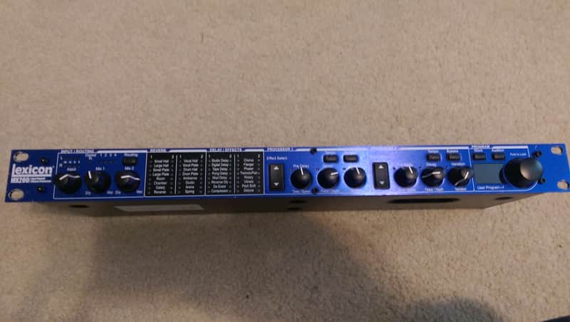 Lexicon mx200 reverb/delay rack mount unit | Reverb