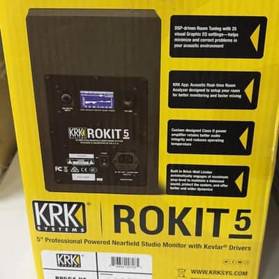 KRK RP-5 Rokit G4 2-Way 5" Active Studio Monitors (Pair) 2019 - 2021 - Black image 3