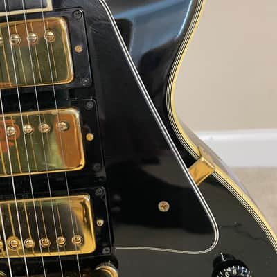 1976 Gibson Les Paul Custom - 3 Humbucker Pickup "Black Beauty" (Original) image 6