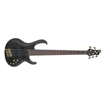 Ibanez BTB605LM Bass Workshop Black Flat 5-String Electric Bass Guitar Brand New image 1