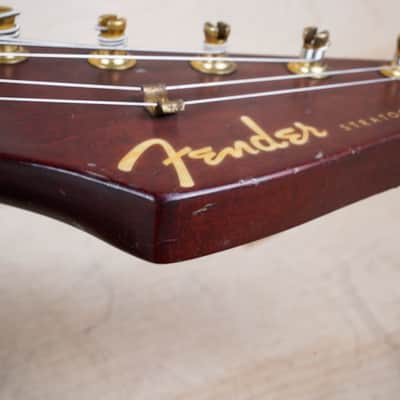 Fender Order Made ST-62 Stratocaster Reissue MIJ 1993 Satin Transparent Walnut Fujigen w/ Bag image 4