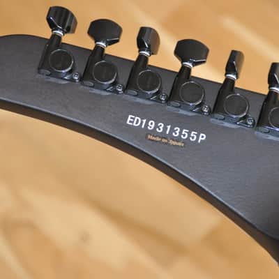 ESP EDWARDS EX125D SCBL Satin Cloudy Black / Explorer® Type / Made In Japan / E-EX125D-SCBL image 13