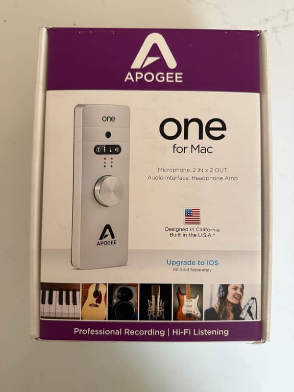 Apogee ONE 1x2 24-Bit 48kHz Portable USB Audio Interface image 1