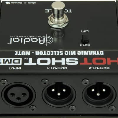 Radial HotShot DM-1 Onstage Stage Mic Toggle Pedal with Microphone Signal Splitter image 4