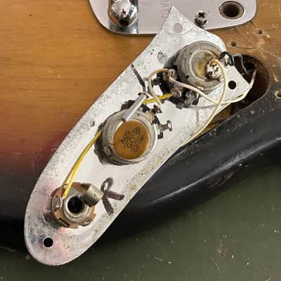 Vintage Fender Mustang Body Partially Loaded 1971 - Sunburst image 11