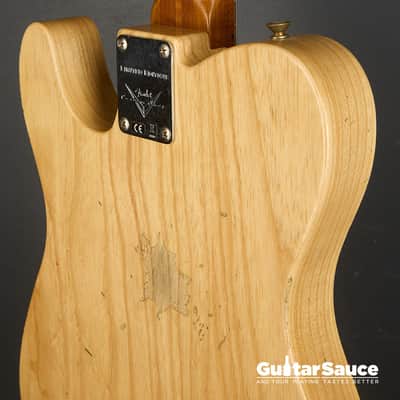 Fender Custom Shop Limited 54 SH Telecaster Relic Natural Aged 2025 - Natural Aged (COD 1959NG) image 15