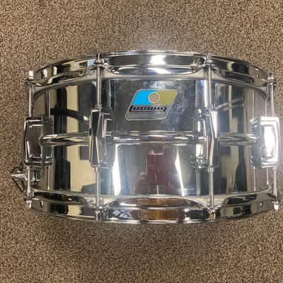 B Stock Ludwig LB402B Brass Edition Supraphonic 6.5x14" 10-Lug Snare Drum 1994 - 2019 - Chrome-Plated image 1