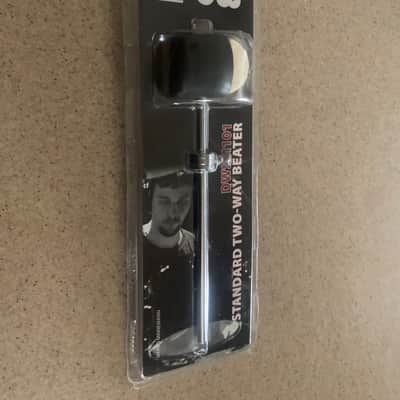 DW DWSM101 Two Way Felt/Plastic Bass Drum Beater 2010s - Chrome/Black image 5