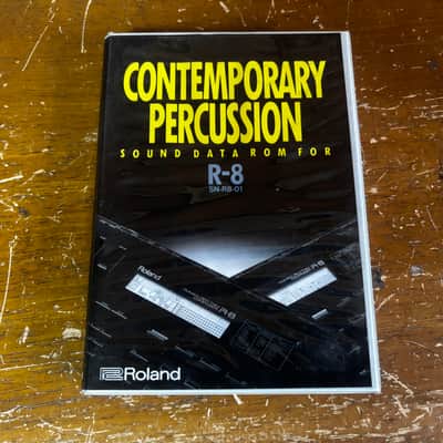 Roland SN-R8-01 Contemporary Percussion ROM CARD for R8 R-8 MKⅡ w/ box