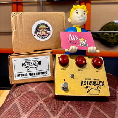 Atomic Fart Effects  ASTURKLON BOUTIQUE OVERDRIVE ( Hand Made Point to Point)  2026  - GOLD RELIC image 6
