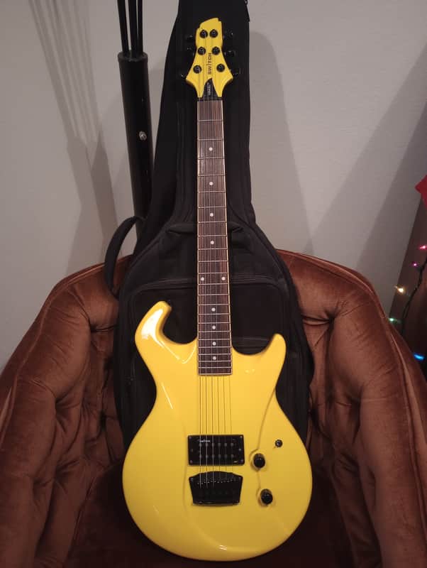 Switch Vibracell Wild I Electric Guitar - DayGlo Yellow image 1