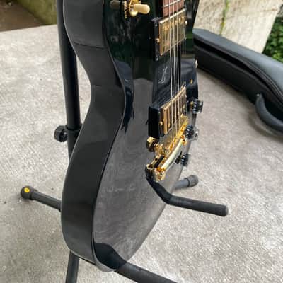 Gibson Les Paul Studio Push Pull Tone Guitar Center Exclusive- Ebony Gold Hardware image 11