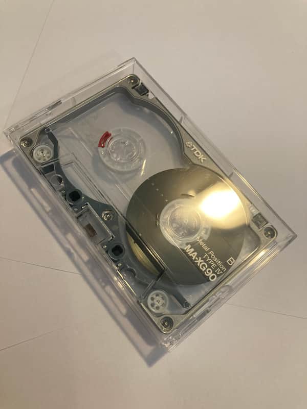 TDK  MA-XG 90 Minute Audio Cassette Tape Vintage 1980’s Type IV Metal Alloy image 1