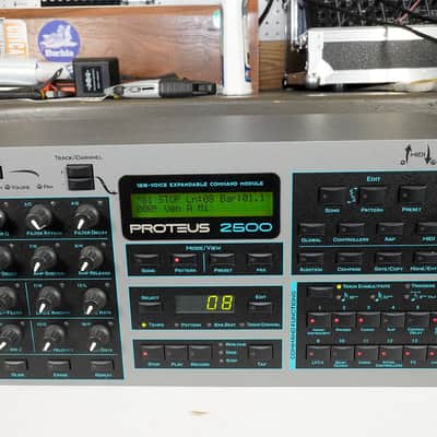 E-MU Systems Proteus 2500 Rackmount 128-Voice Sampler Module 2001 - Black image 7