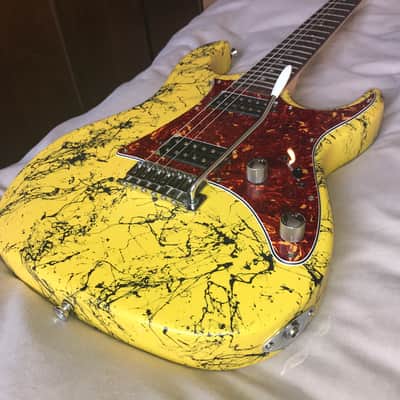 Ibanez GIO custom paint // Tortoise Pickguard with Ibanez Quantum pickups image 13