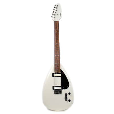 Used USA Made Vox Mark III Brian Jones Model Electric Guitar in White image 3