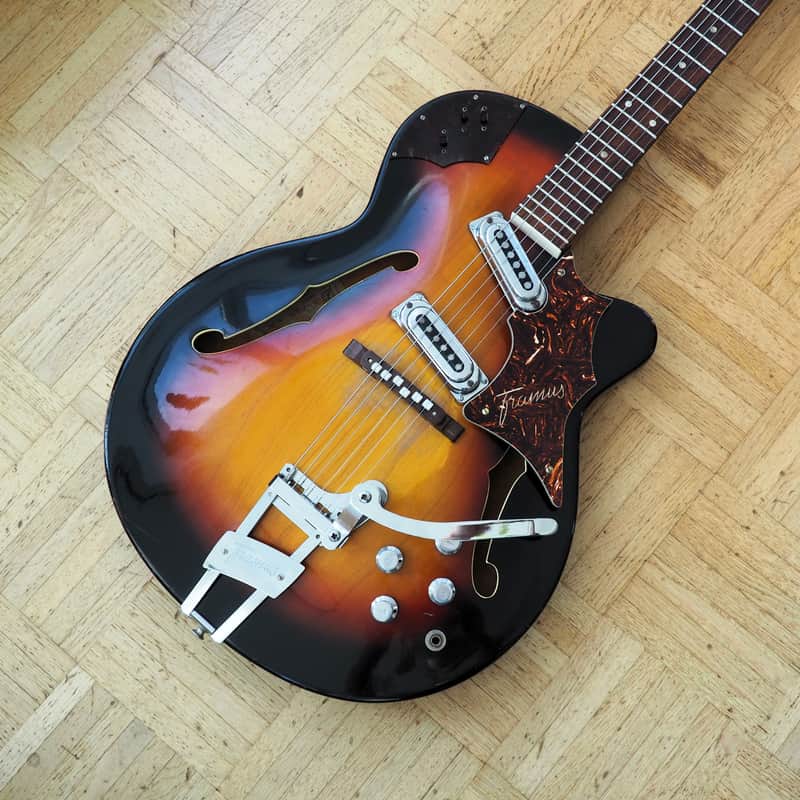 VIDEO! Framus 5/110 Atlantik Thinline Guitar ~1965 made in Germany image 1