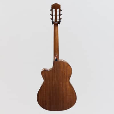 Fender CN-140SCE Thinline Concert Nylon String Acoustic Guitar w/ Case - Natural image 9