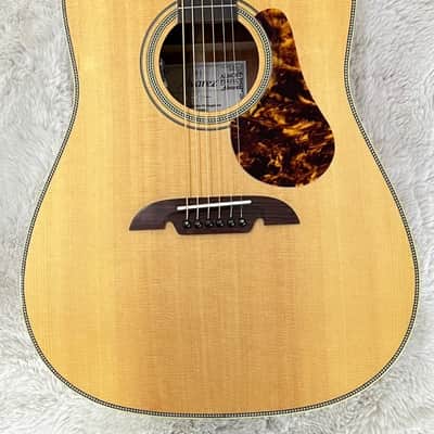 Alvarez Masterworks MD60e Herringbone Dreadnought Acoustic Electric Guitar w/Bag image 8