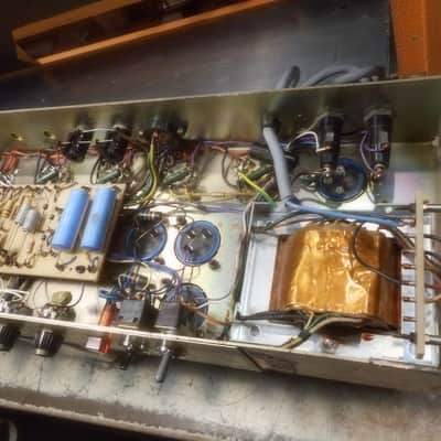 Marshall JMP 1992 Super Bass 2-Channel 100-Watt Guitar / Bass Amp Head 1972 image 12
