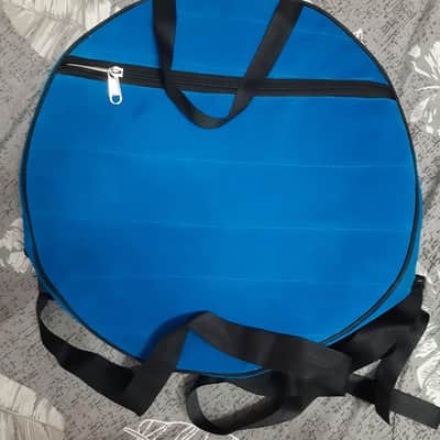 16" inch. VELVET Fabric Handmade Shaman Shamanic wooden frame drum Bag + front One Pocket , Avl. in (4) Four types Hanging belts, Choose any one drum frame bag from the pictures on display image 5