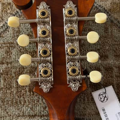 Eastman MD315-A-WN-AB, Adirondack, F-Style, Wide Neck Mandolin In Amberburst W/ Gig Bag & Free Pro Setup image 13