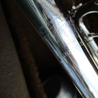 Bach 37 Bb Trumpet 1984 1st & 3rd Valve Triggers - Silver image 2