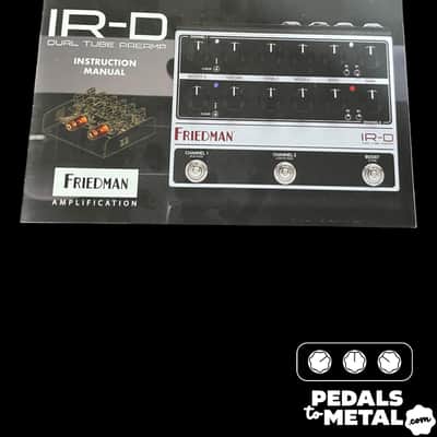 Friedman IR-D Dual Tube Preamp 2024 - Present - Black / Silver X14646 image 6
