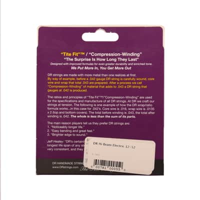 DR Strings JZR-12 Hi-Beam Electric Extra Heavy 12-52 image 2