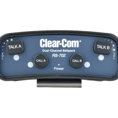 Clear Com RS-702 2ch Analog  Partyline Intercom Belt pack System image 2
