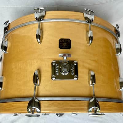 Gretsch USA Custom 26" x 14" Bass Drum 1980's  Square Badge - Maple - Natural - EXCELLENT image 10