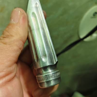 Selmer Scroll shank original temo Mouthpiece 1930s - Silver image 5