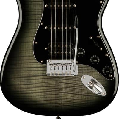 Squier Affinity Series Stratocaster FMT HSS Maple Fingerboard Electric Guitar BlackBurst image 8