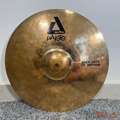 Paiste Alpha 14" Rock Hihat Cymbals image 6