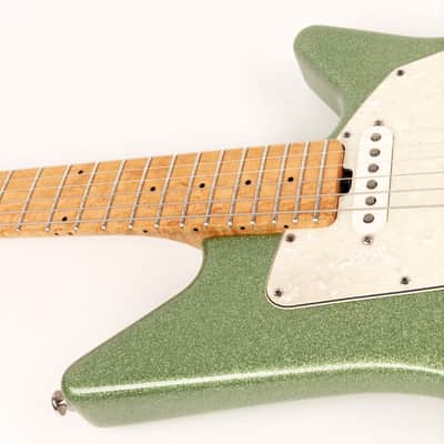 Ernie Ball Music Man Albert Lee SSS w/ Piezo Hardtail 2002 Gremlin Green Sparkle | Vault Exclusive image 6