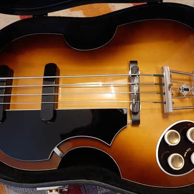Höfner Hofner 1956 Bass LEFTHAND*Hand made in Germany*very rare image 6