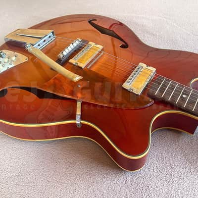 GUYATONE SG-12T 1966 w/OHSC - *GOLD FOIL PICKUPS* ALL-ORIGINAL MIJ