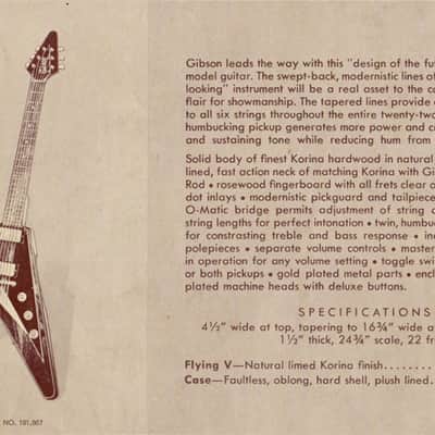 1980-1982 Gibson Modernistic Series Korina Flying V Explorer Moderne image 24