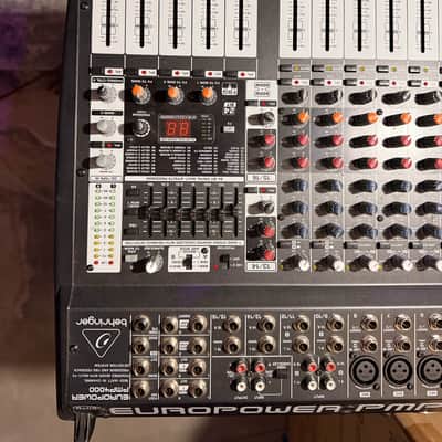Behringer Europower PMP4000 1600-Watt 16-Channel Powered Mixer image 3